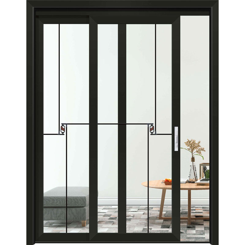 Porte pliante en verre double couche