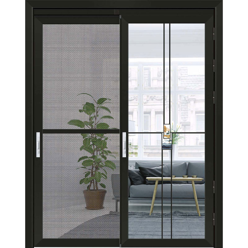 Porte moustiquaire en alliage d'aluminium